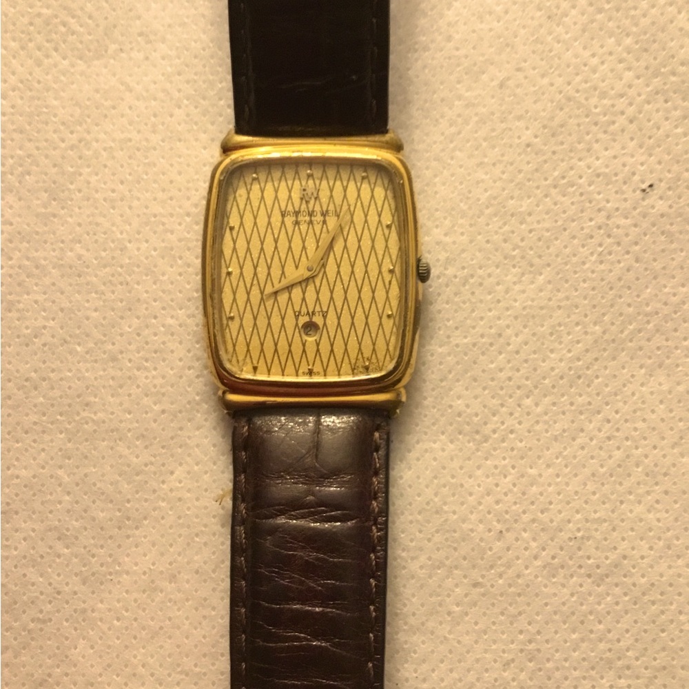 Vintage 10k Gold Plate Raymond Weil Men’s Women’s, Unisex Quartz Watch